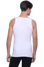 ⁦فانلة داخلية سادة برقبة دائرية بلا اكمام للرجال من دايس⁩ - الصورة ⁦3⁩